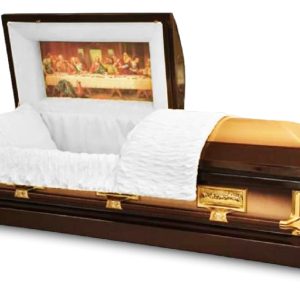 The Last Supper Bronz Casket