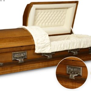The Last Supper Casket (Timber)